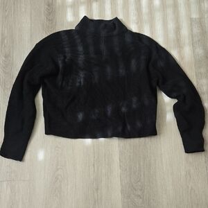 lululemon athletica Black Cowl Neck Sweater